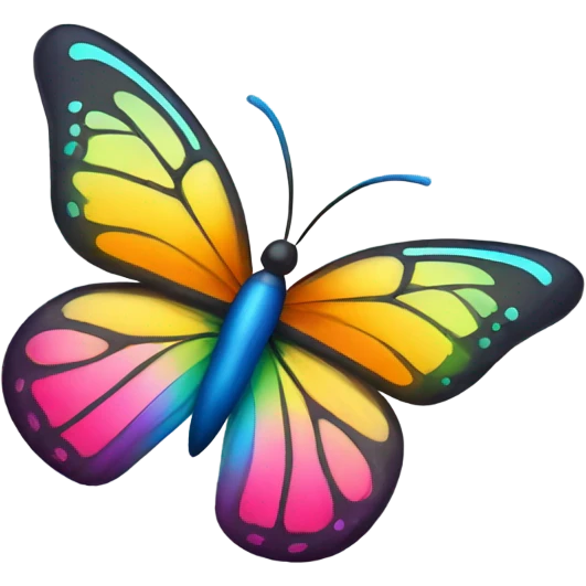 Mariposas rodeando algo emoji