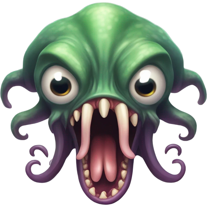 Yawning Cthulhu  emoji