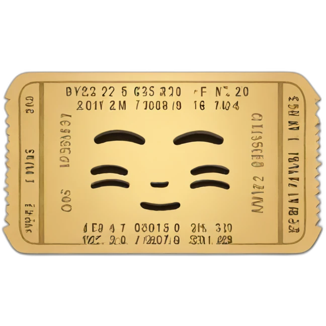 concert ticket emoji