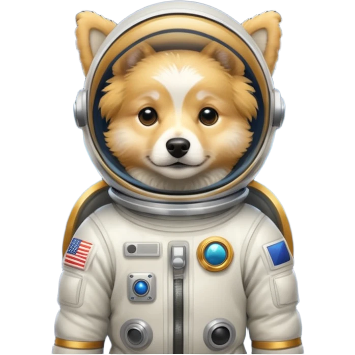 Space dog  emoji