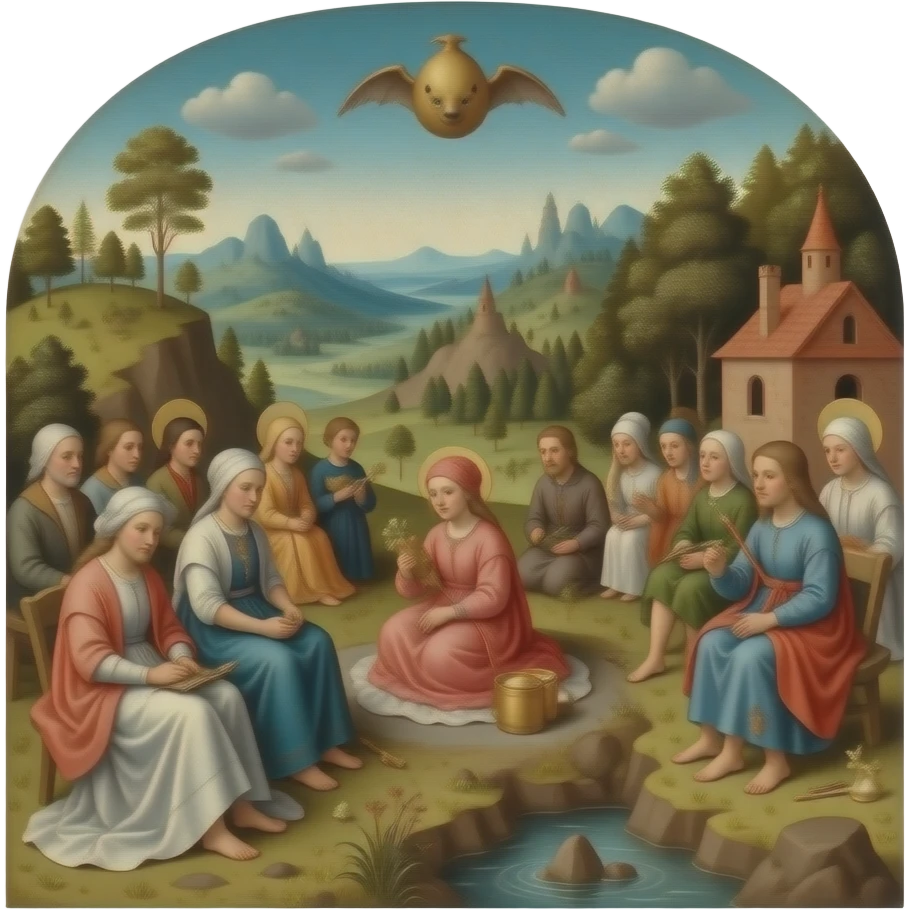 Hieronymus Bosch Allegory of Luxury emoji