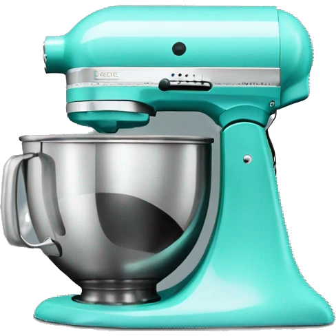 Aqua KitchenAid mixer emoji