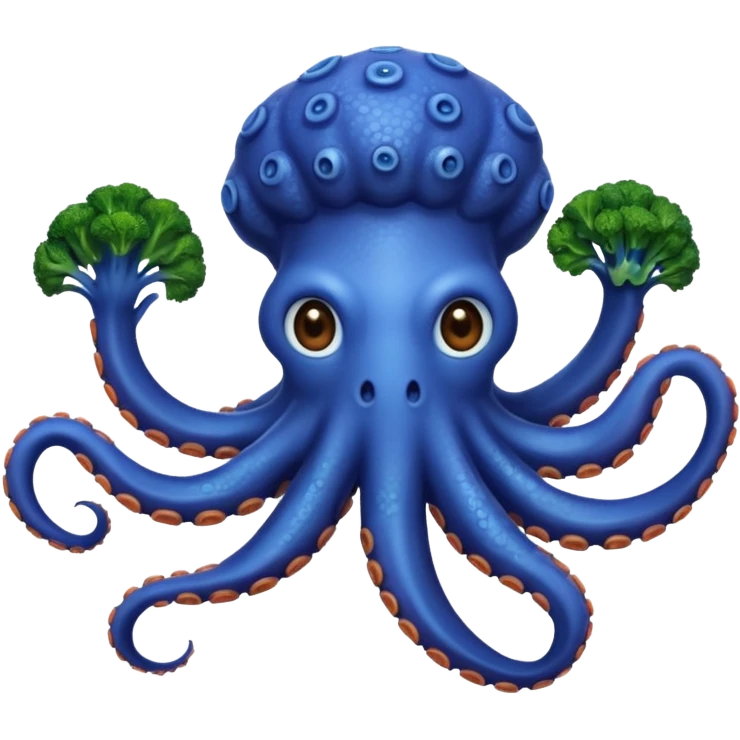 🥦🐙💙 emoji