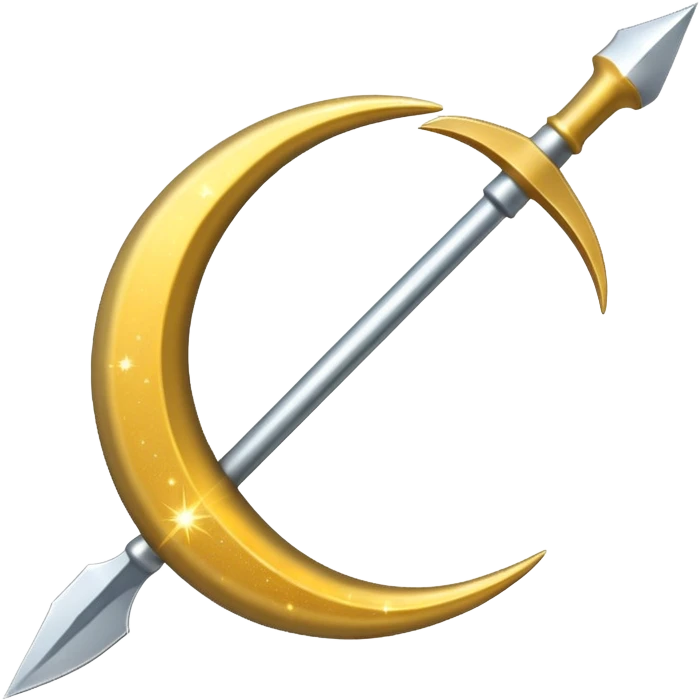 glitter sickle emoji