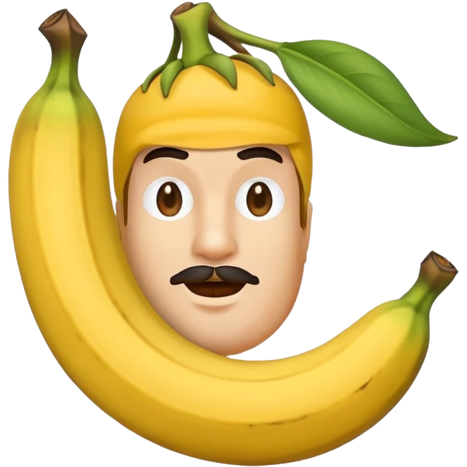 plátano maduro amarillo emoji