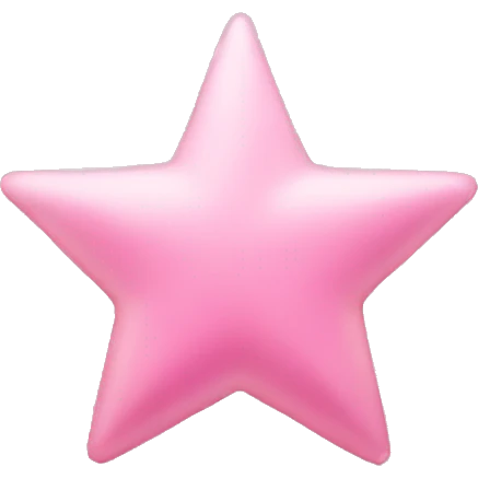 Pink Star emoji