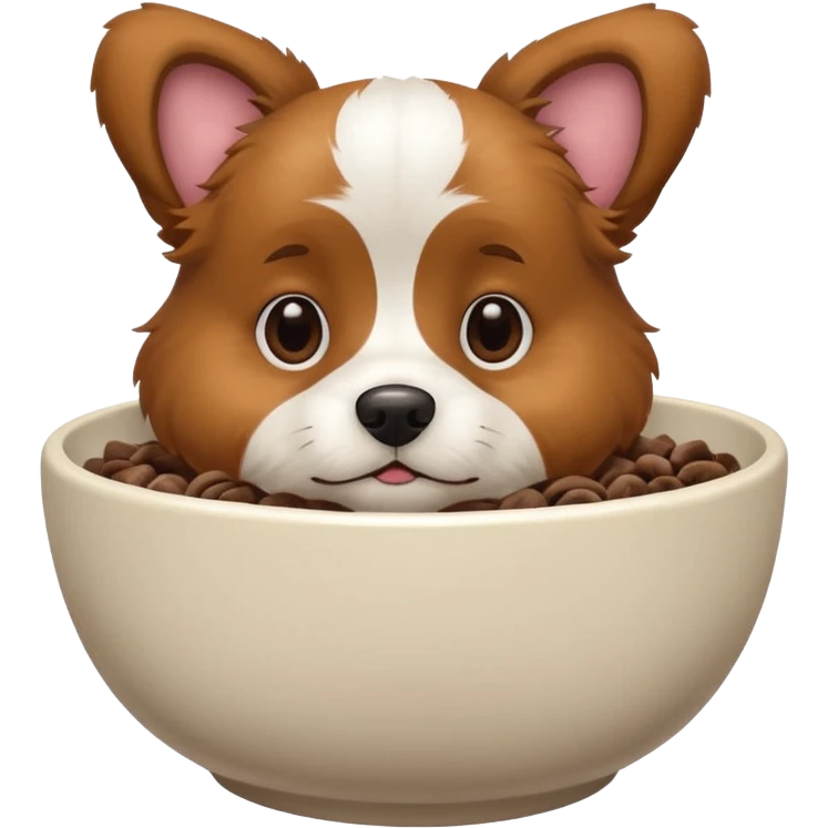 bowl dog emoji