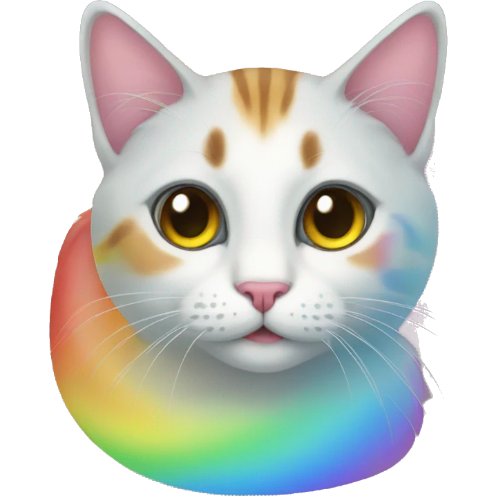cat rainbow emoji