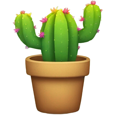 Rainbow cactus  emoji