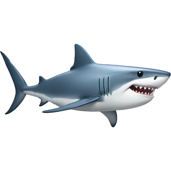 Shark with a top hat  emoji