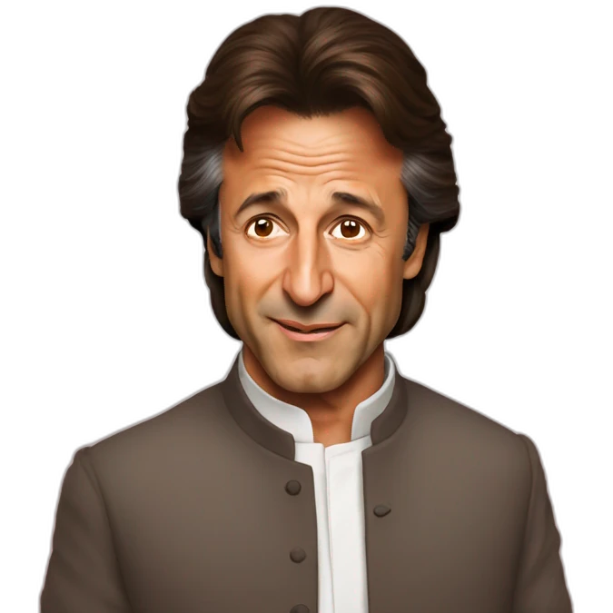 Imran Khan picture with tea emoji