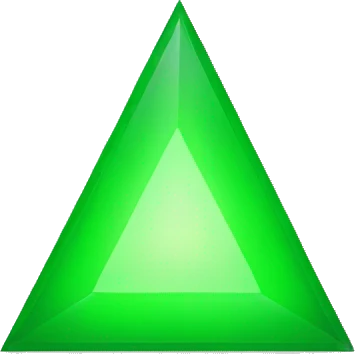 green triangle pointed down emoji