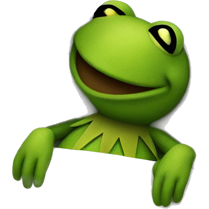 Kermit the frog sleeping emoji
