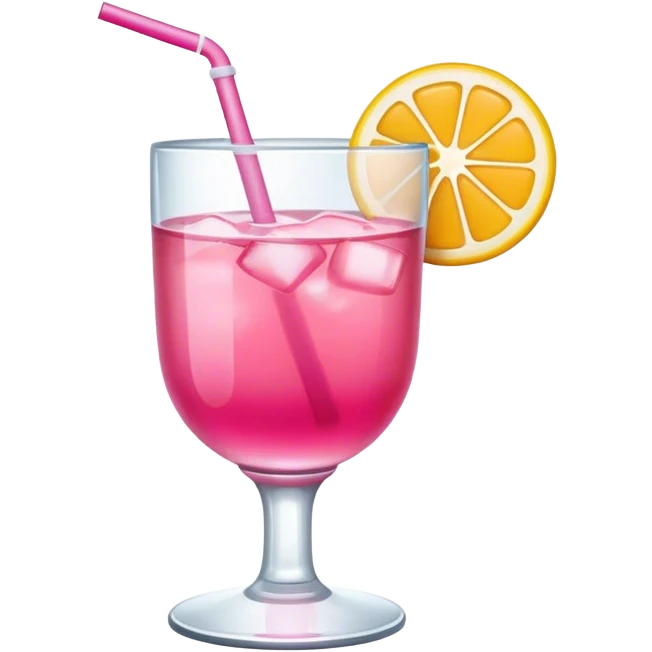 bebida rosa emoji