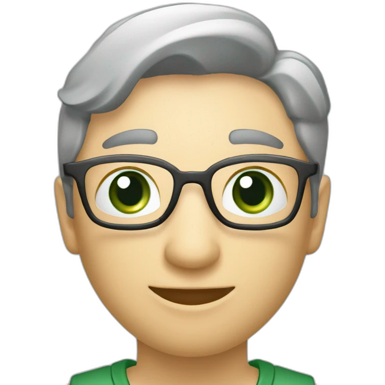 Linea de grafico de negocios verde en direccion hacia artiba emoji