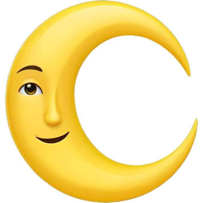 crescent emoji