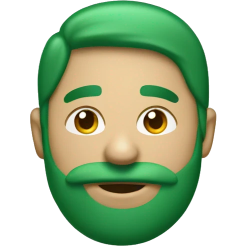 Sac mi bleu mi vert avec ecrit normal dessus emoji