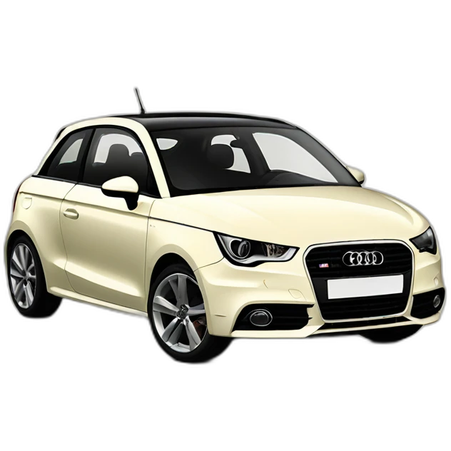 Cream Audi a1 s line 2011 emoji