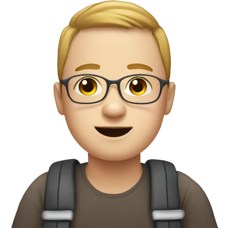 A person with Down syndrome in a wheelchair  emoji