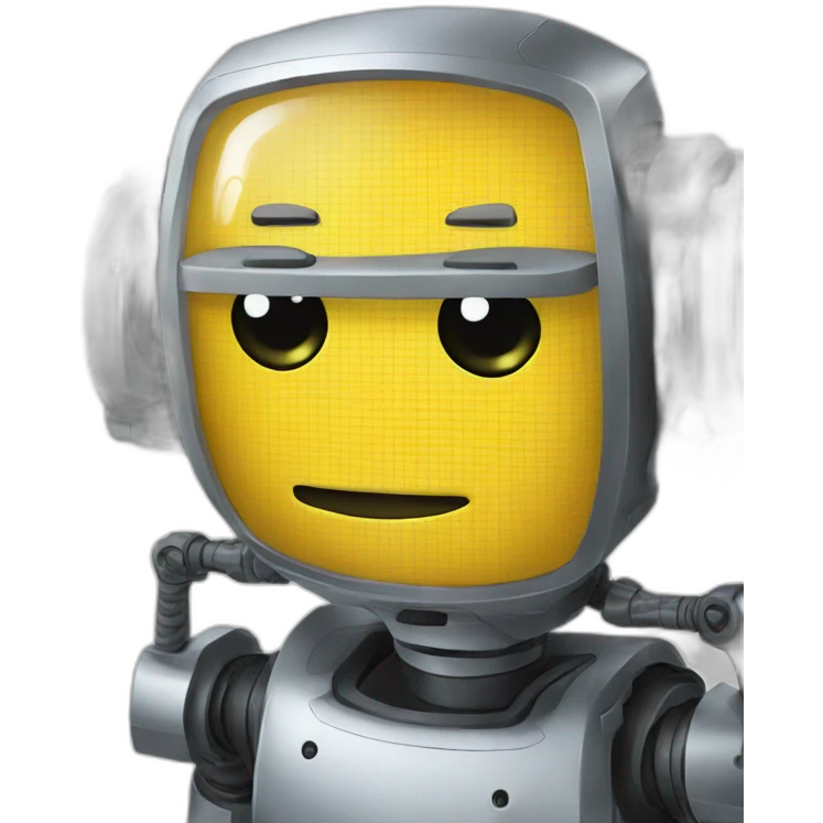 graph robot emoji