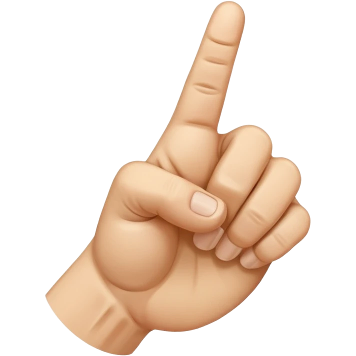 Create an emoji of a right hand. The thumb and middle finger of the right hand are pressed together, with the index finger positioned between them. The remaining fingers are curled into a fist. Add motion lines around the emoji to indicate a downward hand movement. emoji
