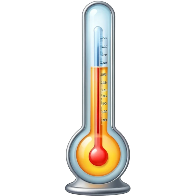 thermometer showing boiling temperature emoji