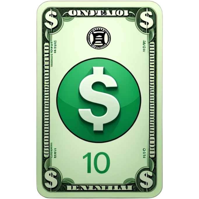 dollar emoji
