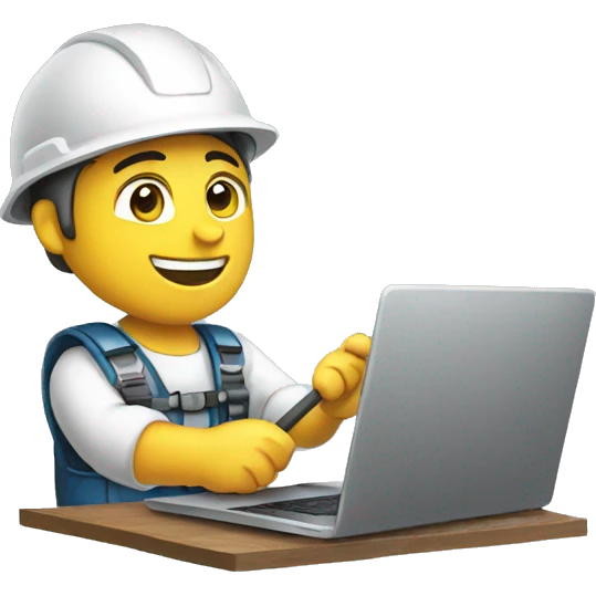 paddle engineer playing with laptop emoji