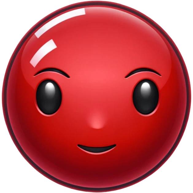 glitter red cyberpunk emoji