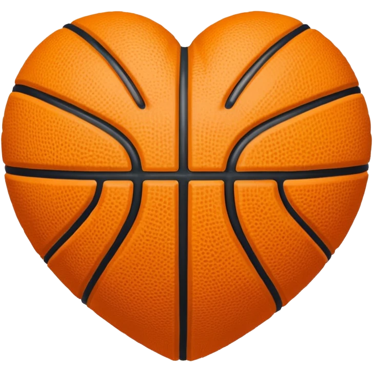 basketball heart emoji