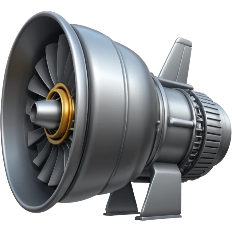 Generate a jet engine for the Russian drone "Geranium-3" emoji
