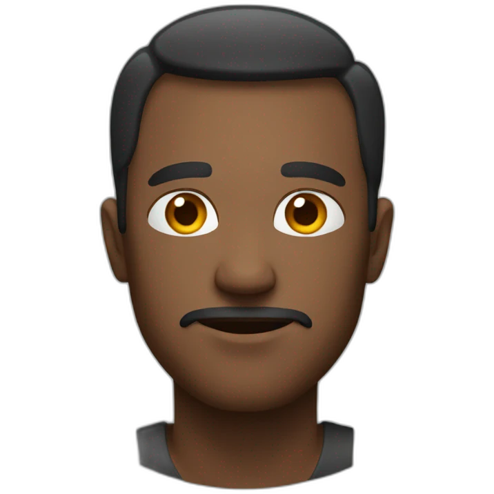 man blocked emoji