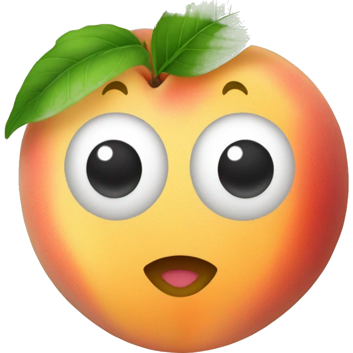 peach énervée emoji