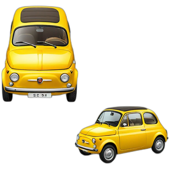 Fiat 500 emoji