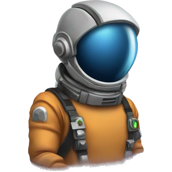 software developer coding in space emoji