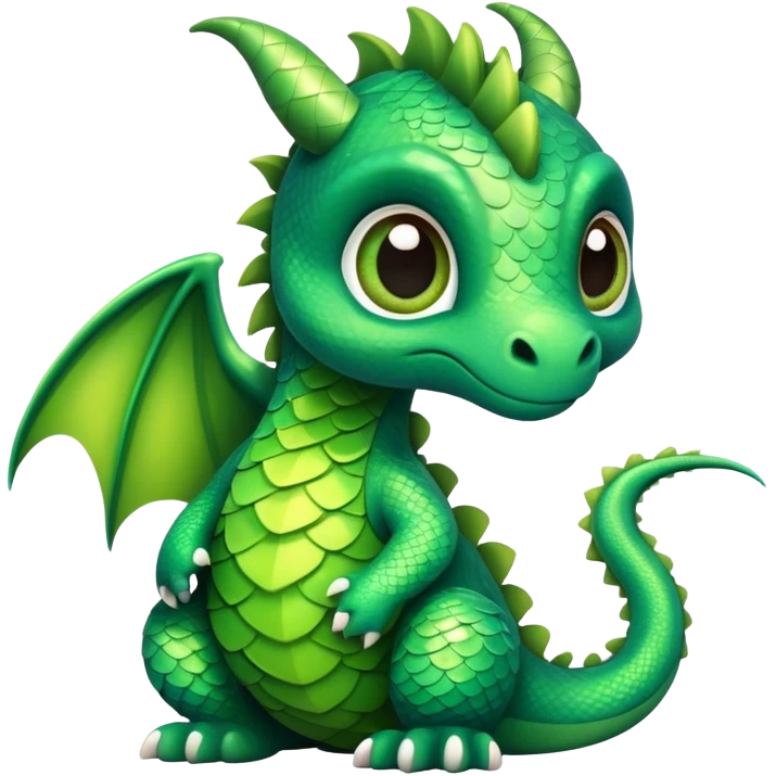 wild but also cute dragon emoji