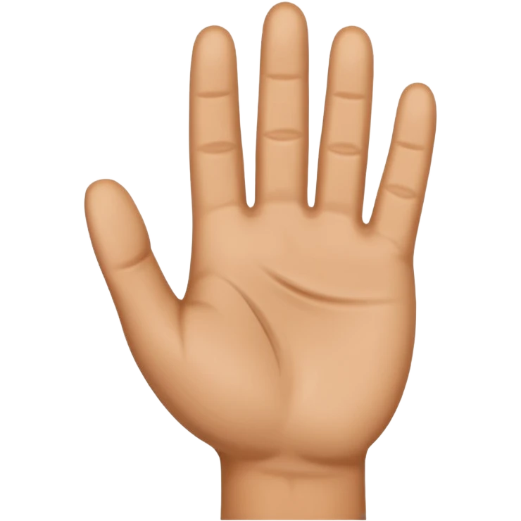 High Five hand emoji