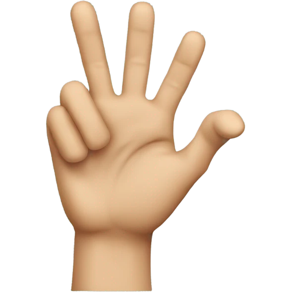  pointing hand forward emoji