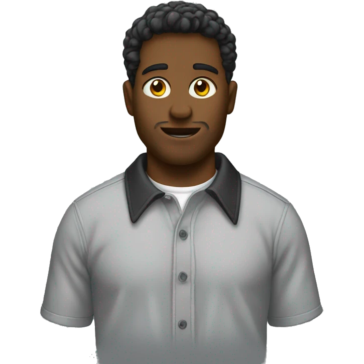 Pulling shirt coller emoji