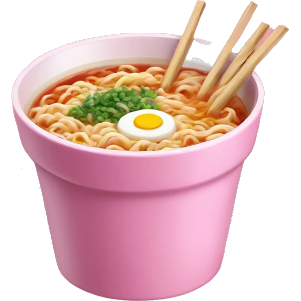 pink buldak ramen emoji