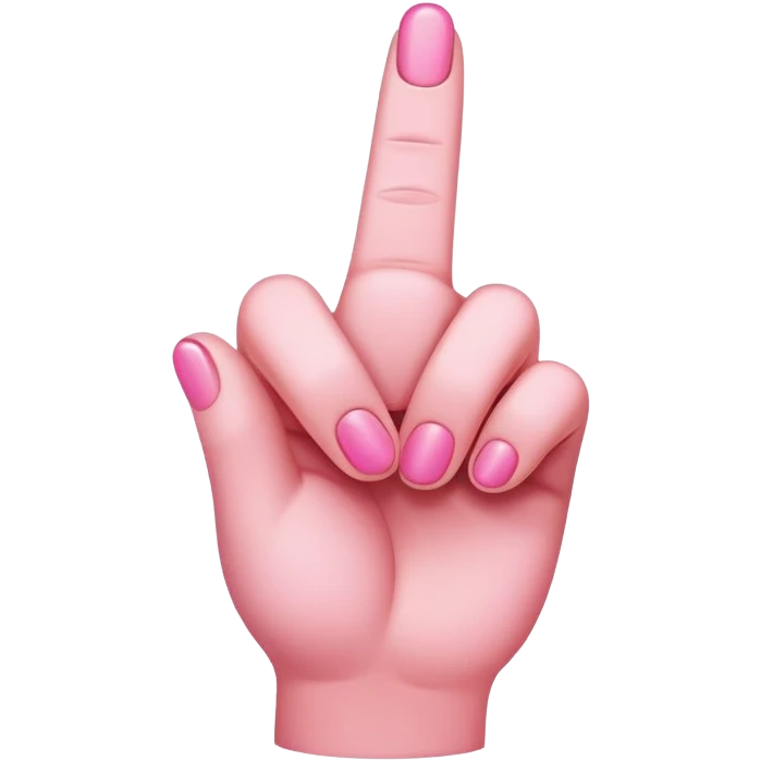 Pinky finger up emoji