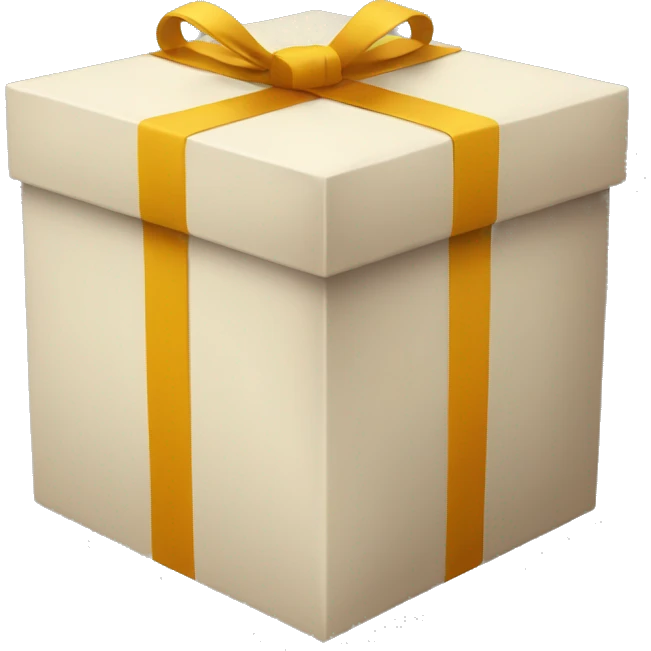 Block gift box emoji