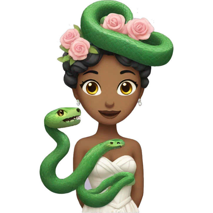 snake bride emoji