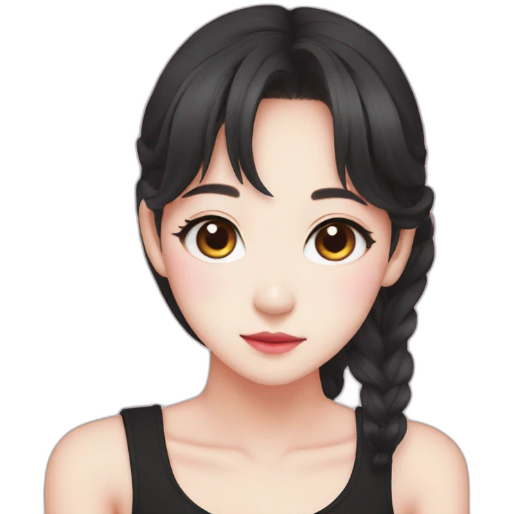 Jisoo black pink emoji