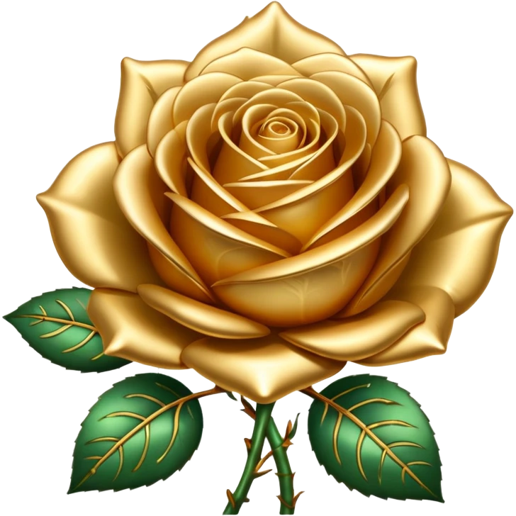 Golden rose emoji
