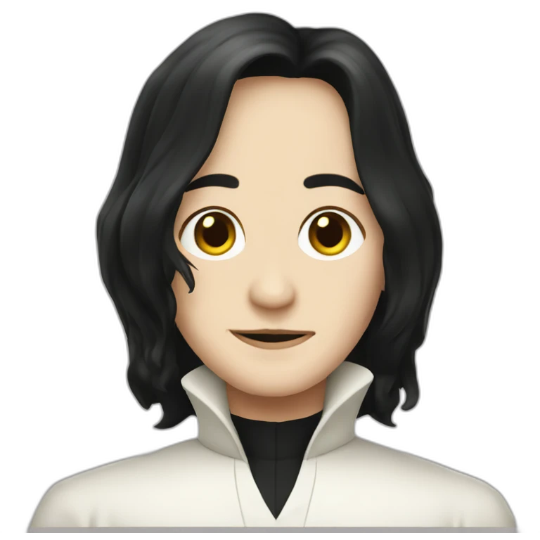 snape in white dress emoji