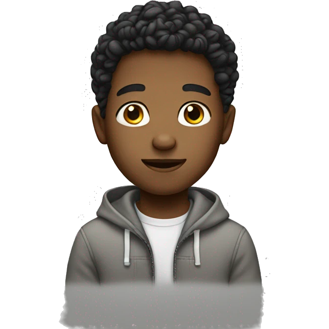 Cute white boy  emoji
