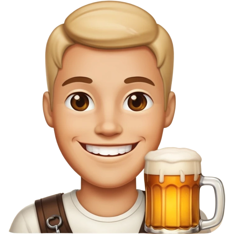 Person with beer emoji