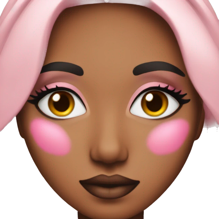 pink blush makeup emoji