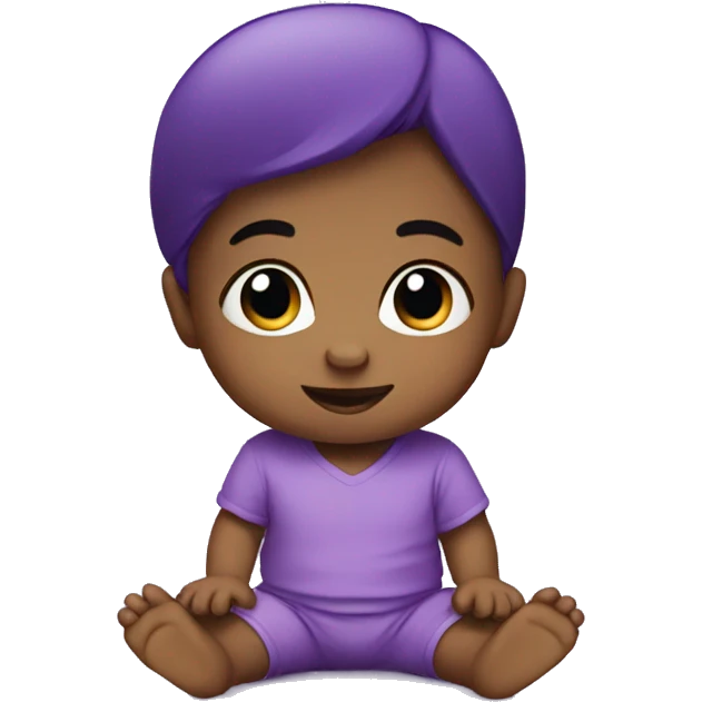 purple baby emoji